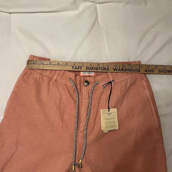 Scotch & Soda The Drift Mens Tapered Joggers Pants Small Pink Preppy Retro NWT - Picture 5 of 16